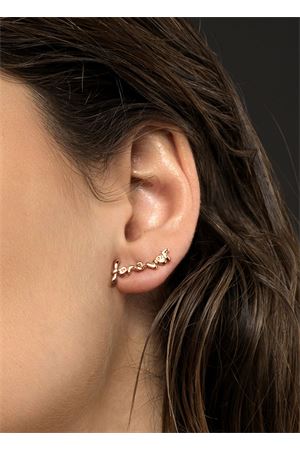 capri forever earrings in gold silver Angela Puttini Gioielli | OR1019GORO